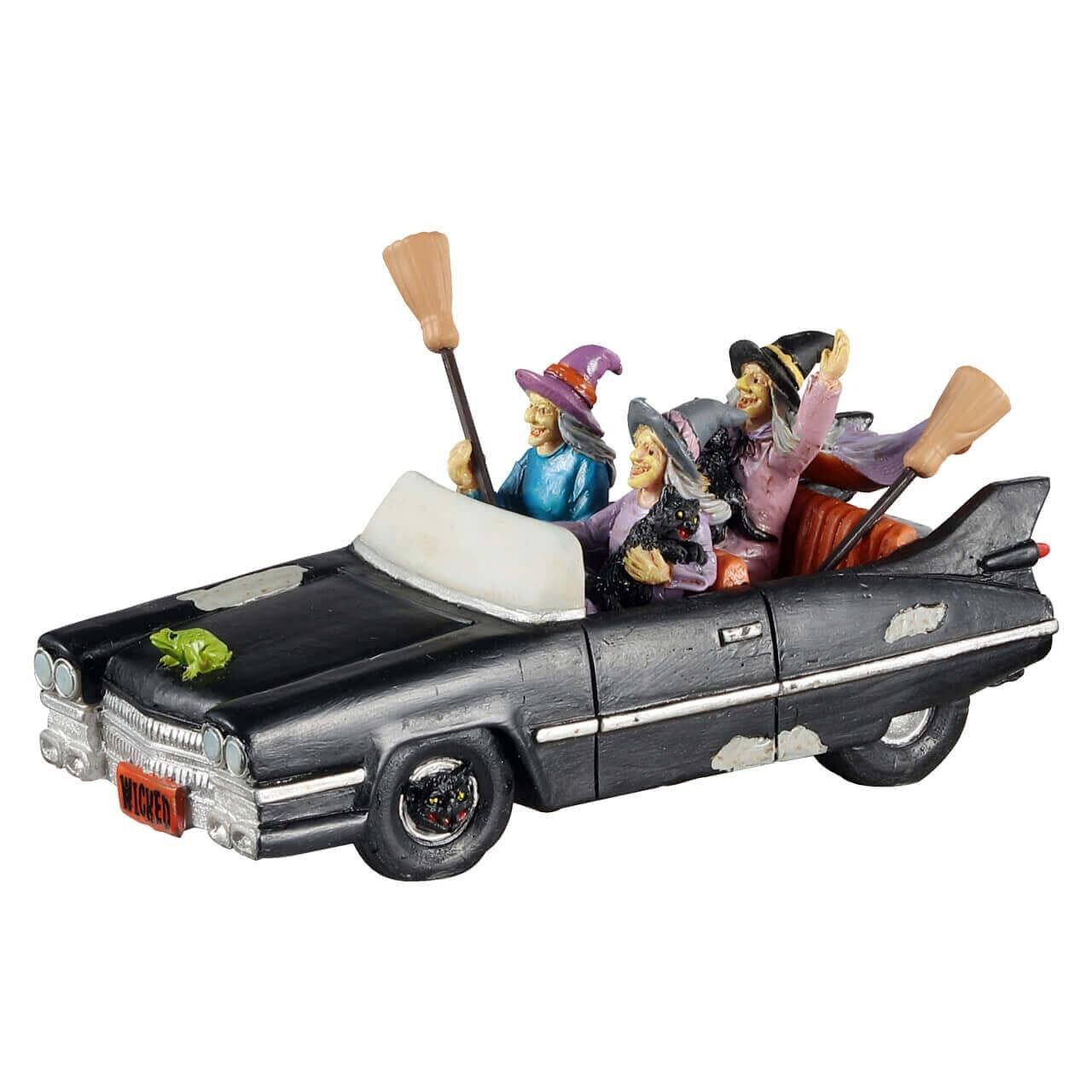 Lemax Spooky Town Halloween Village Accessory: Girls Night Out On Halloween